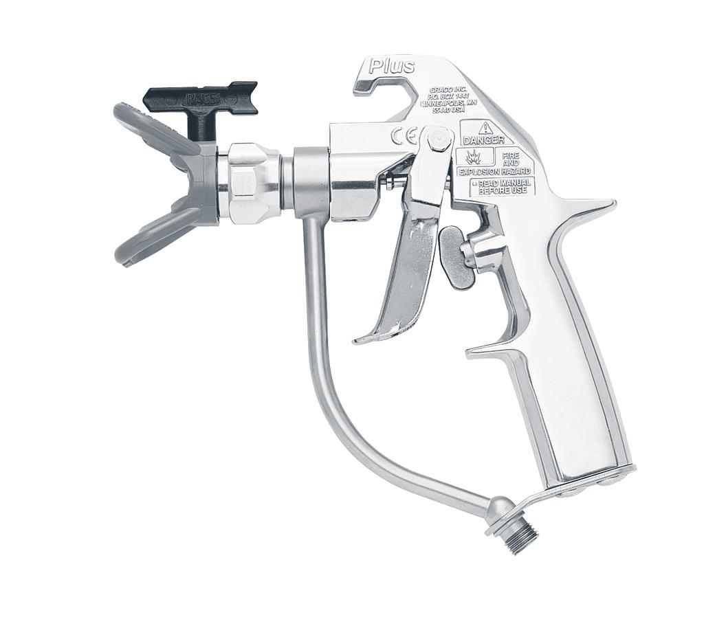 Silver Plus Manual Guns Features and Benefits Shaped handle