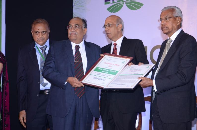 The Indian Chemical Council (ICC) Award for Excellence in Chemical Engineering & Plant Implementation, 2012 Awarded to Uhde