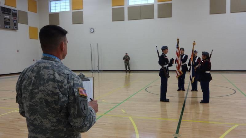) What: This meet consists of a Drill Competition, a Platoon In-Ranks Inspection, Regulation w/o Arms Drill, Regulation w/arms Drill, Color Guard Competition, Individual,