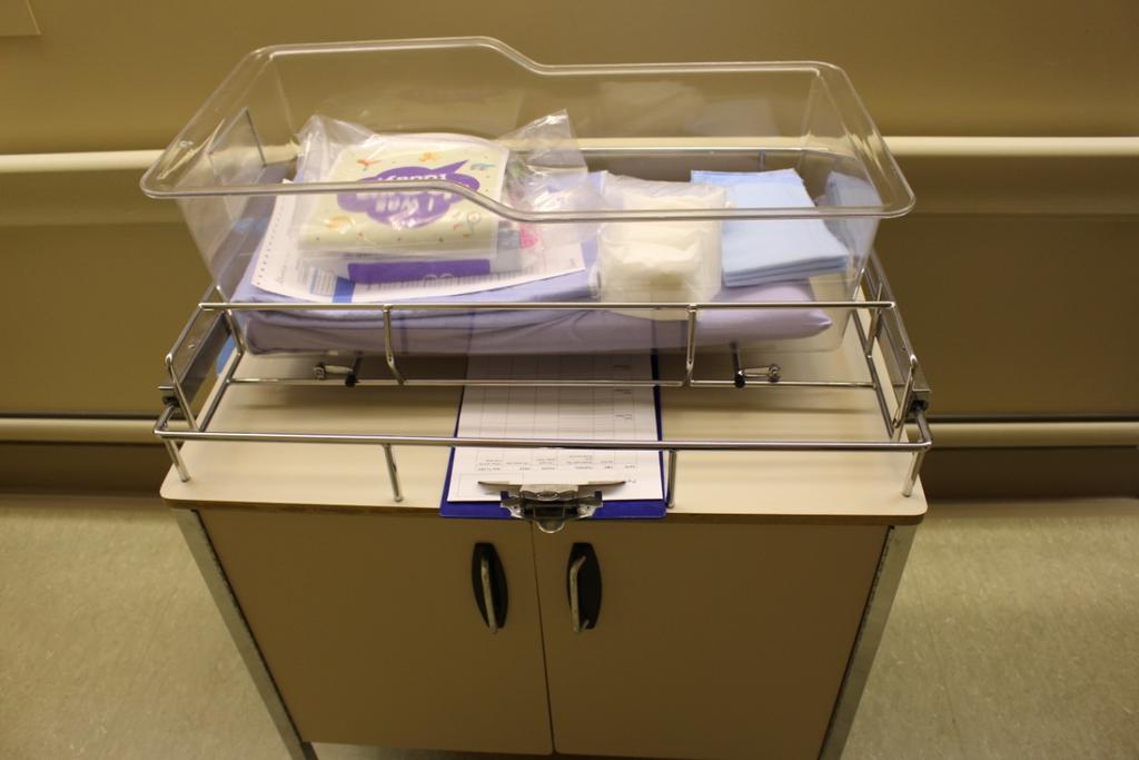 Postpartum Baby stays with mom 24hours a day and sleeps in a open bassinet (as pictured here) If walking with baby, push in bassinet; for safety reasons DO NOT carry baby in arms Babies may be taken