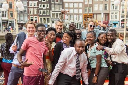 Study trip to The Netherlands The 20 Ghanaian participants will visit the Netherlands and meet with their Dutch team members for the first time.