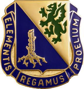 From the Chemical Past Symbols of the Chemical Corps The tree trunk, as depicted on the Corps crest, was officially recognized in 1923 as a feature of the 1 st Gas Regiment s coat of arms, as