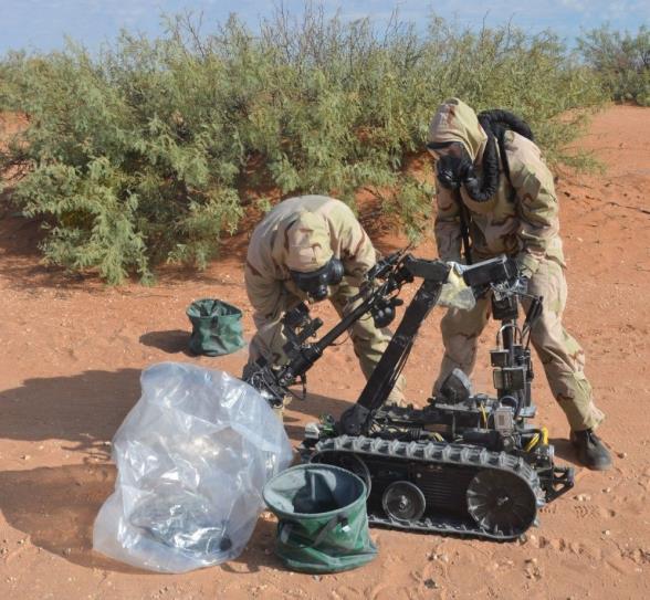 Dragon Soldiers Test New Equipment The Chemical Corps constantly seeks to improve its ability to detect and assess possible chemical threats, and to provide maneuver commanders with faster and more