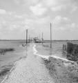 ROAD FLOODED BY GERMAN FORCES NEAR FURNES, SEPTEMBER 1944.