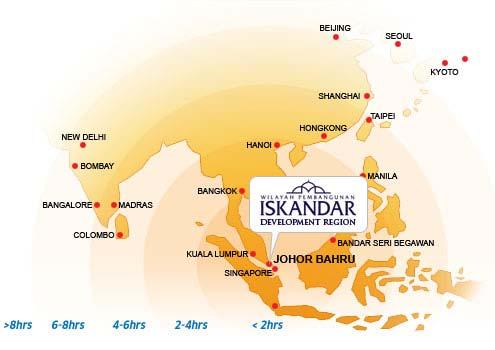51 Rajah 4.9 : Iskandar Malaysia Sebagai Pusat Pertumbuhan Global. 4.2.