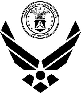 In the upper half, the stylized wings represent the stripes of Air Force strength the enlisted men and women of the Air Force.