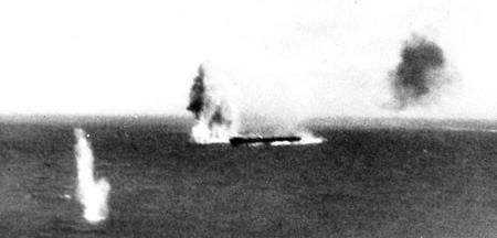 Foreword A near hit off the starboard bow of a Zuikaku class carrier. January 8, 1943.