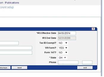 Application Page 4, Continued W-9 should be marked YES.