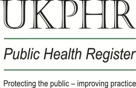 July 2014 UKPHR guidance on CPD scheme for practitioners PURPOSE OF THIS GUIDANCE UKPHR has published the CPD policy which all practitioner registrants must adhere to.