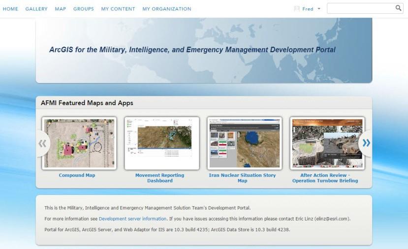 Manage and Disseminate Geospatial Foundation Data Geospatial analysts leverage ArcGIS for Server and Portal for ArcGIS to manage geospatial content, as well as share a common set of foundational