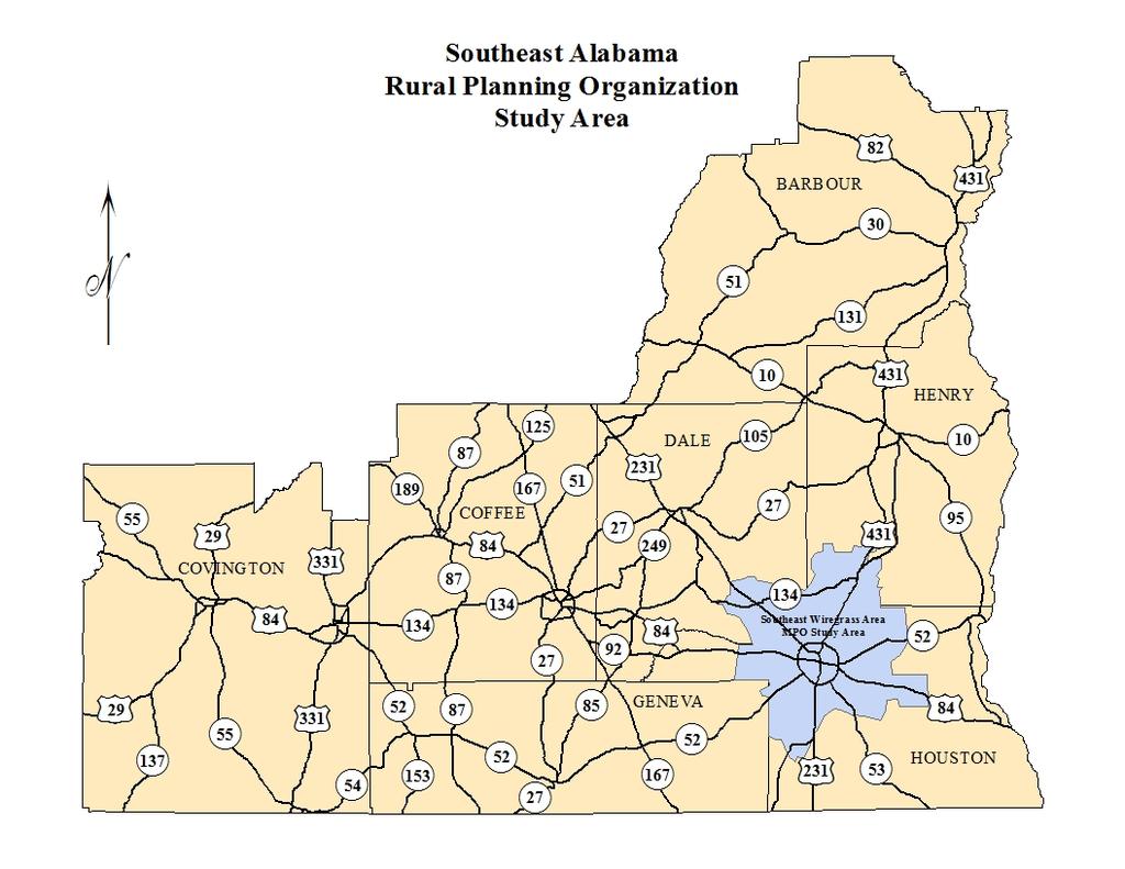 Southeast Alabama Rural Planning Organization (RPO) FY 2018 Work Program Prepared for