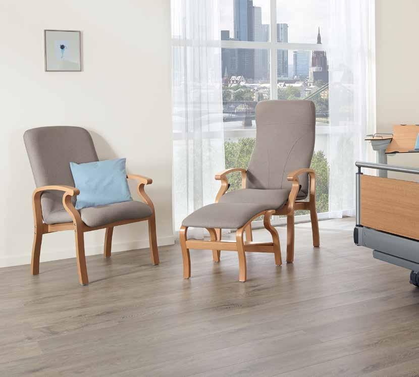 The perfect combination of choice, style and functionality For a comfortable, home-like ambience Völker Long Term Care beds are available in a range of designs and colours, combining the necessary
