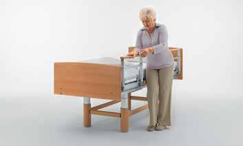 3080 The Völker Vis-a-Vis bed Mobilisation promotes participation in daily activities, as well as encouraging independence and wellbeing for residents of Long Term Care