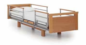 The sturdy four-column telescopic undercarriage on the 3080 and 2080 keeps the bed frame from moving or rocking in any direction, even when unevenly loaded, providing maximum stability and safety.