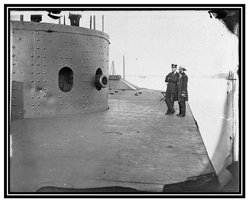 CW3.4.3 Civil War Battle Stations U.S.S. Monitor vs. C.S.S. Virginia (formerly U.S.S. Merrimack) (March 9, 1862) Before the Civil War, warships were made of wood, which bombs could split and fires could easily destroy.