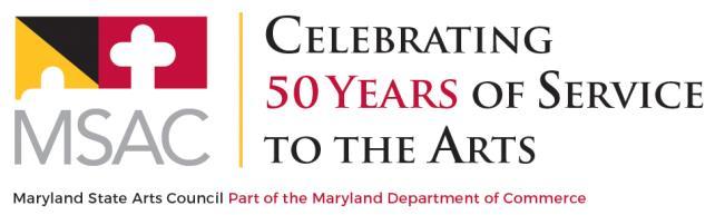 EST Contact: Chad Edward Buterbaugh Director, Maryland Traditions Maryland State Arts