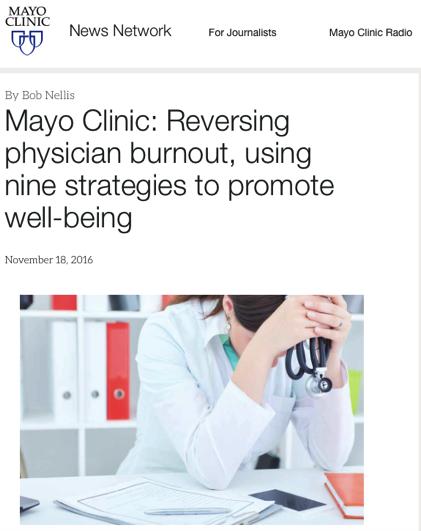 15 Strategies to reduce physician burnout Acknowledging and assessing the problem Recognizing the behaviors of leaders that can increase or decrease burnout Using a systems approach to develop