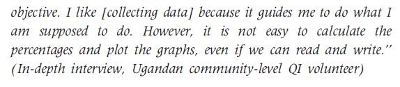 What did we learn: Data makes the difference Locally data are available but quality issues Data availability in itself is not a means to an end.