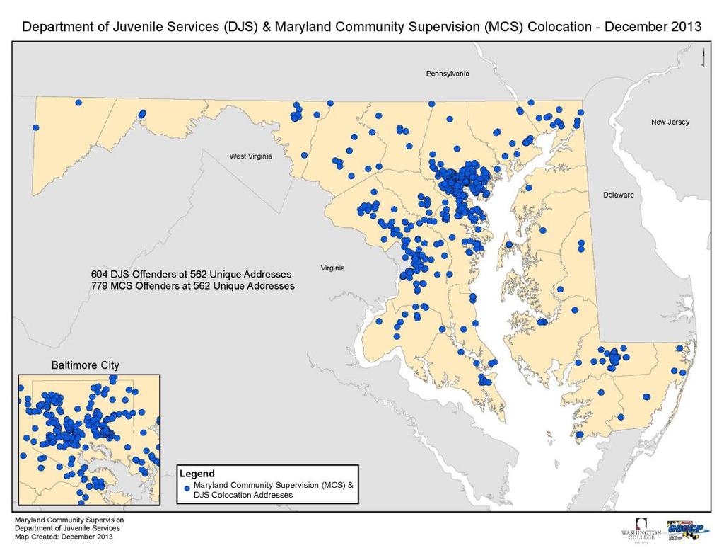 Crime Mapping Objective: To assist law enforcement and public safety agencies throughout Maryland develop crime mapping capabilities to identify crime patterns, trends, and areas of concentration so