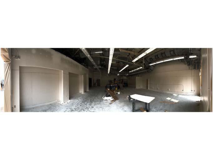 classrooms and a shared stockroom.