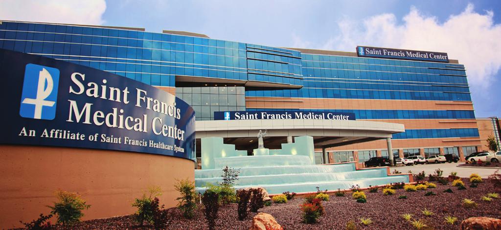 Health Network of Missouri Members SAINT FRANCIS HEALTHCARE SYSTEM Saint Francis Healthcare System is anchored by Saint Francis Medical Center, which is a 282-bed facility serving more than 650,000