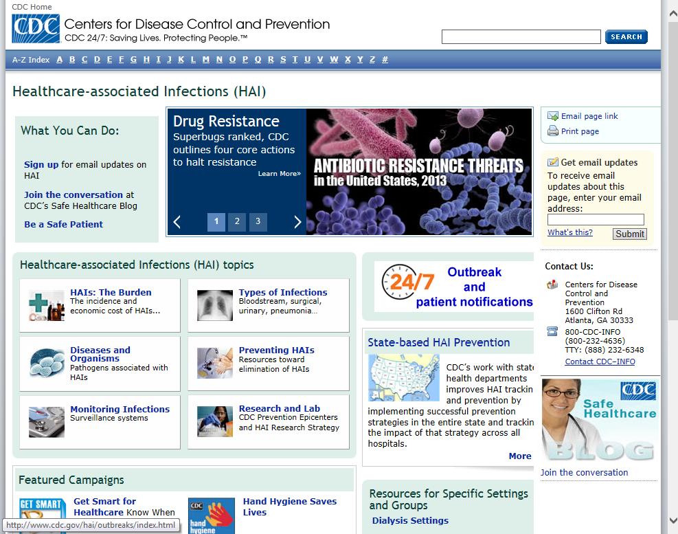 CDC Healthcare-Associated