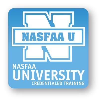 NASFAA University What does a NASFAA University credential mean?