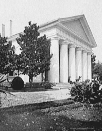 The Custis-Lee Mansion at Arlington National Cemetery. (Courtesy of the Library of Congress.) ing him $150,000 to purchase the property.
