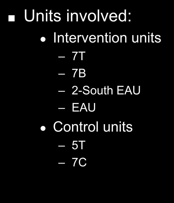 with unit s name 2 sets provided Units involved: