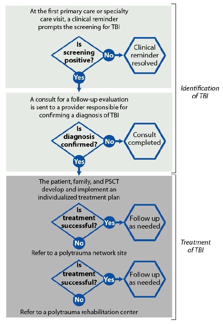 Appendix B. Flowchart of VA Process for Identifying and Treating TBI Figure B-1.