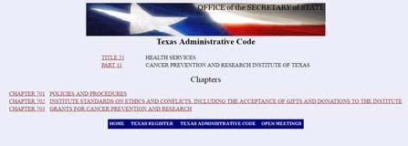TAC Online 117 Proposed & Recent Administrative Rule