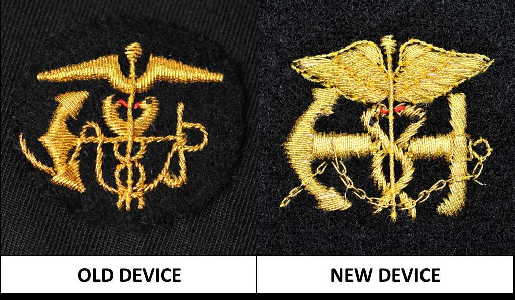 Commissioned Corps Insignia New Uniform