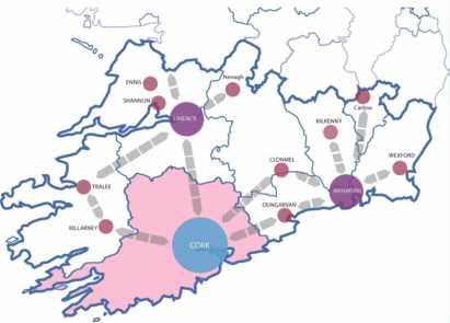 PORT CONNECTION TO NATIONAL CORE NETWORK Cork 2050 - International Cork Connected Cork is a key asset for Ireland in the European and broader global context.