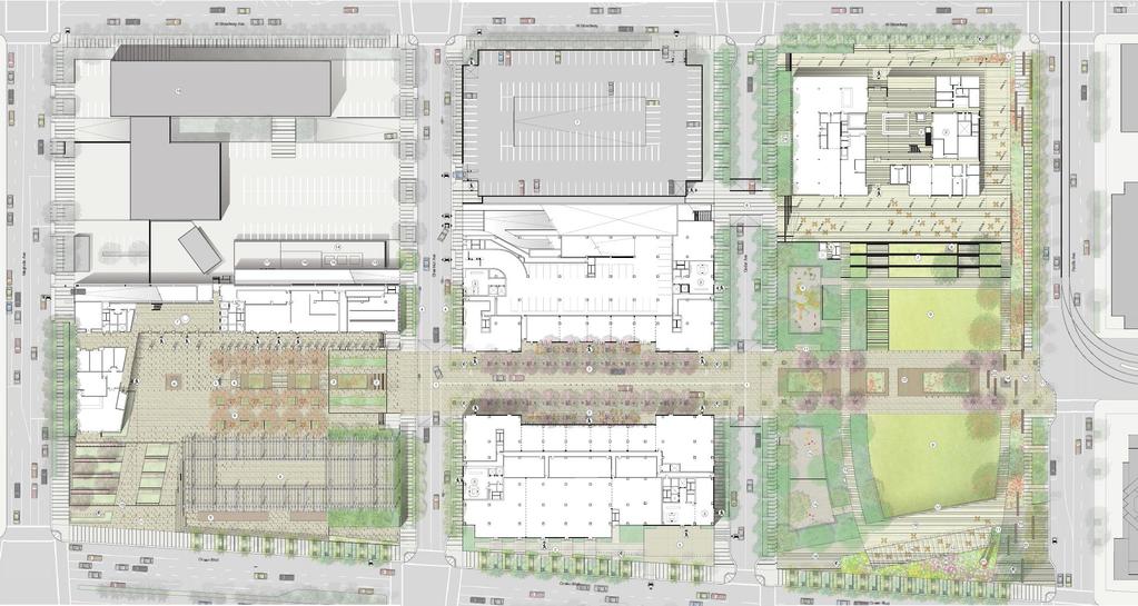 Design Concepts Civic Plaza 1 st Street Lincoln Park Views and