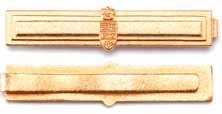 and all of the clasps were struck by the Royal Canadian Mint. The second type continues to be awarded and is struck in gilding metal, sandblasted and gold plated.