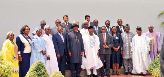 NIGERIAN PRESIDENT APPOINTS UNIDO TO HIS ADVISORY BOARD ON INDUSTRIALIZATION President Goodluck Ebele Jonathan on 12 May, 2014 inaugurated an industrializa on advisory board that will oversee the