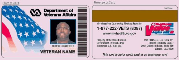 VA hospital ID cards From VA Health Care Fact Sheet dated March 2008 The VA provides Veterans Identification Cards (VIC) to individuals who are eligible for VA medical benefits and enrolled at VA