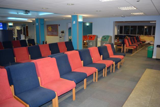25 You said the chairs in Outpatients are too low & difficult to get up from.