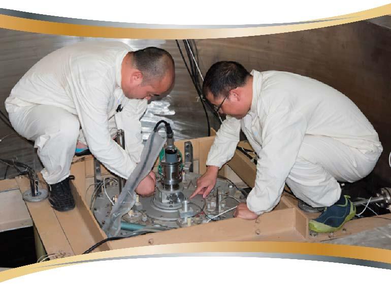 closed off areas of competition. The most recent 2010 New START Treaty Members of the technical team make adjustments during a reactor conversion in Ghana. (Photo provided by NNSA) caps accountable U.