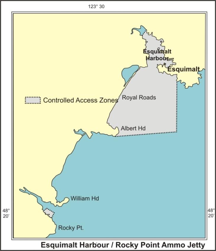 DESIGNATED CONTROLLED ACCESS ZONES WITHIN HARBOURS d.