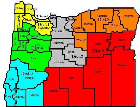 Structure of the Oregon Section ARES/RACES Organization ARES District and County Map Please refer to the ARRL Public Service Communications Manual for a complete and current description