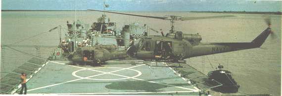 In Country Shipboard Operations Rescue and Medivac operations were a daily occurrence for the