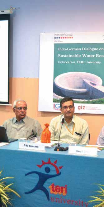 3 4 October New Delhi Indo-German Dialogue on Sustainable Water Resource Management Funded by the German House for Research and Innovation (DWIH), Heidelberg Centre South Asia (HCSA) and TERI