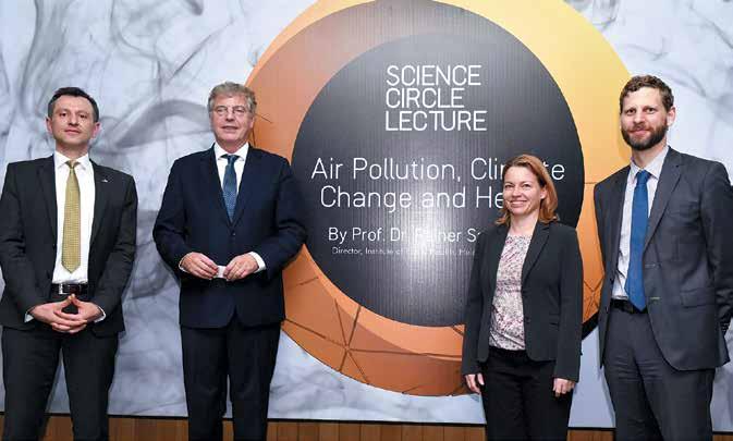 25 October New Delhi SCL: Air Pollution, Climate Change and Health A Science Circle lecture on Air Pollution, Climate Change and Health was organized by the German House for Research and Innovation