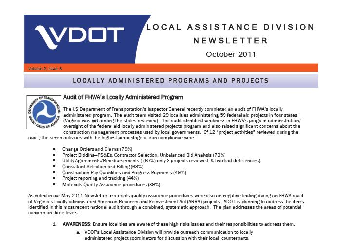Newsletters (Tri-Annual) Manual Updates Hot Topics Program Updates Support and Resources Transportation Training