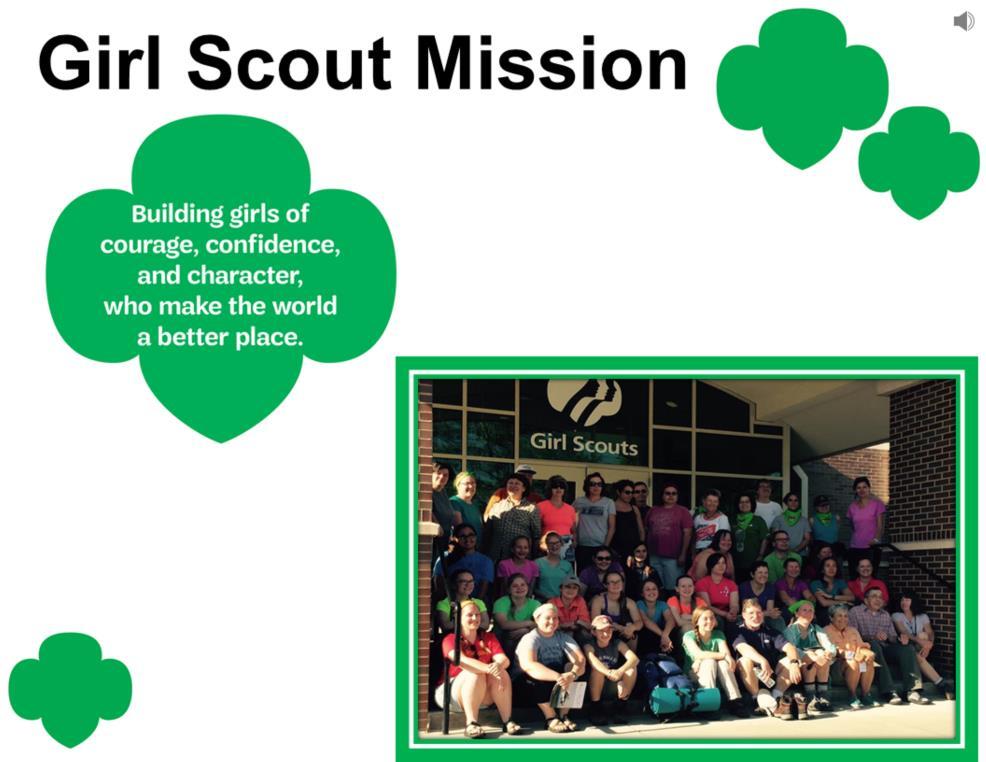 We re so glad you decided to join Girl Scouts of Kentuckiana and assist in our mission to build girls of courage, confidence, and character who make the world a better place!