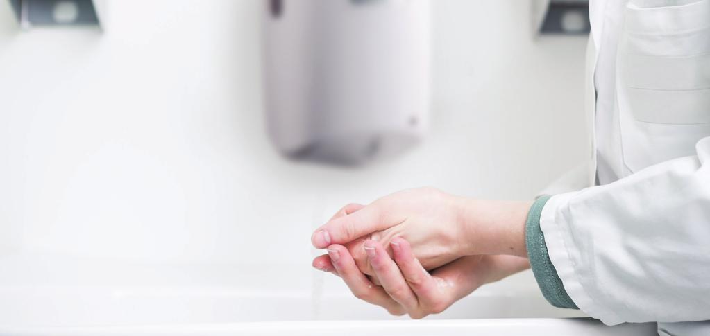 Hand hygiene is the first defense