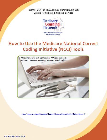 CMS How to Use CCI Tools Dated April 2015 Current in Mar.