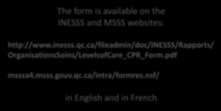 websites: http://www.inesss.qc.