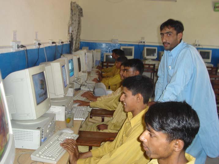 Establishment of Computer Labs and Libraries: Additionally, science and computer labs and libraries have been established for use of students, teachers and members of the local community.